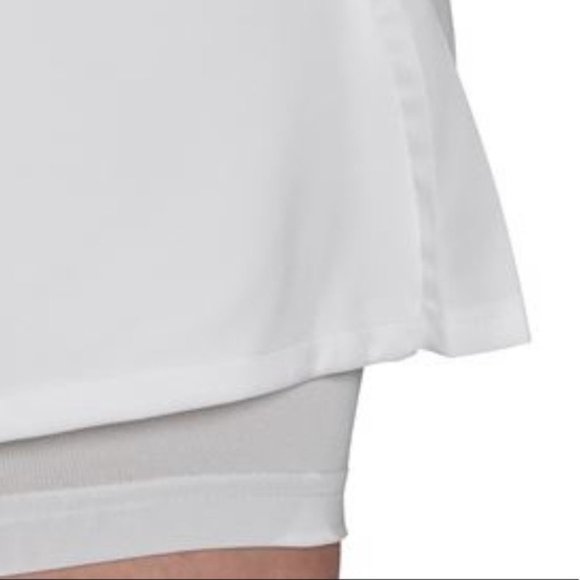 Adidas White Club Long Tennis Skort - Picture 6 of 11